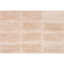 Cargar imagen en el visor de la galería, Classic Light Vein-cut Travertine Floor and Wall Tile 12&quot;x24&quot; - Livfloors Collection
