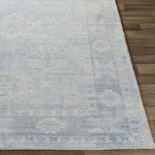 Carregar imagem no visualizador da galeria, Calderbank Sky Blue Wool-Blend Area Rug
