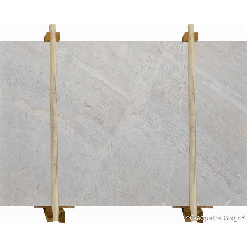 Cleopatra Beige Bookmatching Marble Slabs Polished - Livfloors Collection