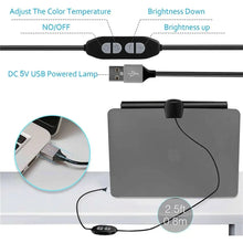 Cargar imagen en el visor de la galería, Clip-On Monitor Light Bar with USB Powered and 3 Color Modes
