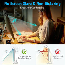 Cargar imagen en el visor de la galería, Clip-On Monitor Light Bar with USB Powered and 3 Color Modes
