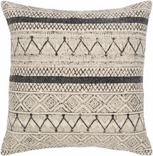 Load image into Gallery viewer, Calliope Monochrome Patterned Throw Pillow
