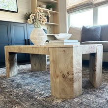 Load image into Gallery viewer, Burl Wood Coffee Table
