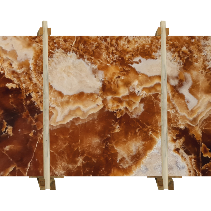 Cola Honey Onyx Translucent Bookmatching Slabs Polished - Livfloors Collection