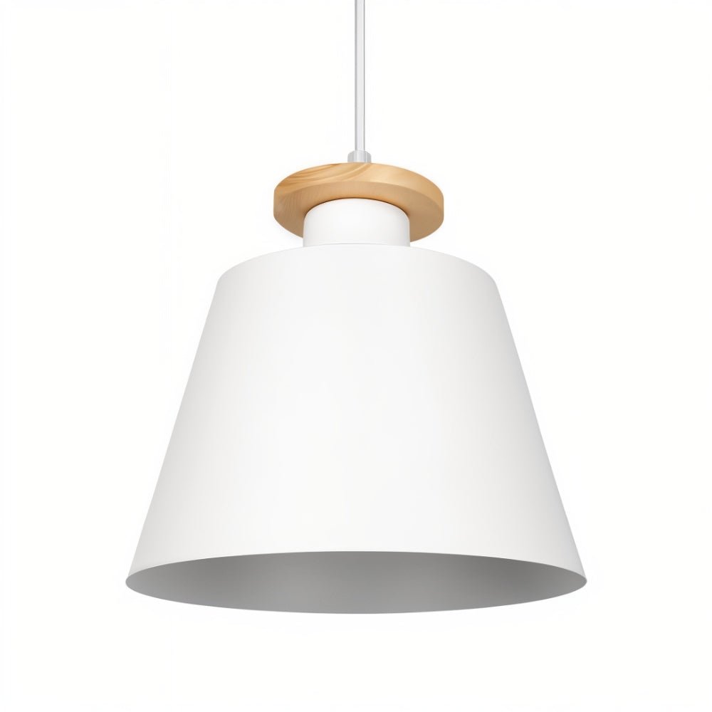 Color Block Cone Pendant Light