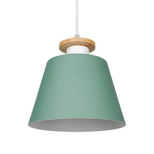 Load image into Gallery viewer, Color Block Cone Pendant Light

