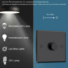 Cargar imagen en el visor de la galería, Compact Dimmer Switch for LED – Ideal for Yacht and RV Lighting
