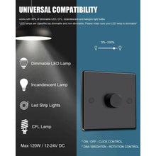Cargar imagen en el visor de la galería, Compact Dimmer Switch for LED – Ideal for Yacht and RV Lighting
