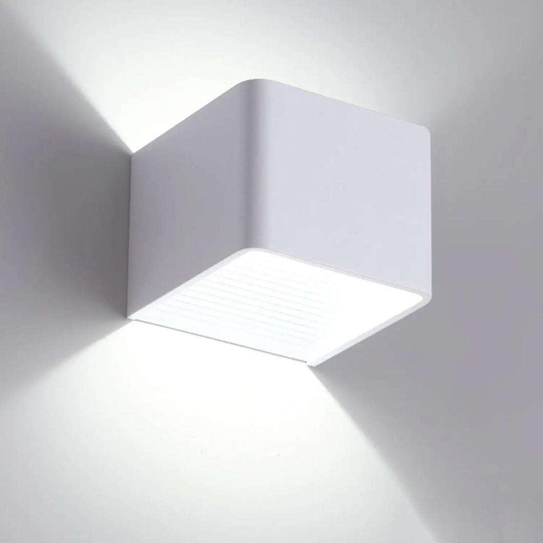 Contemporary Square Indoor LED Lamp for Living Spaces
