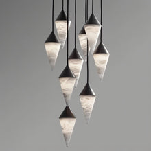 Carregar imagem no visualizador da galeria, Conus Alabaster Chandelier
