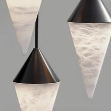 Carregar imagem no visualizador da galeria, Conus Alabaster Chandelier
