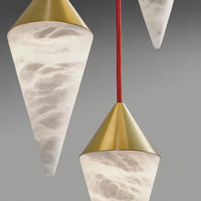 Cargar imagen en el visor de la galería, Conus Alabaster Chandelier
