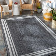 Load image into Gallery viewer, Coonamble Bordered Antrasit Rug
