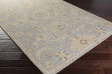Cargar imagen en el visor de la galería, Copen Beige Floral Wool Rug
