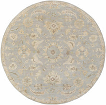 Cargar imagen en el visor de la galería, Copen Beige Floral Wool Rug
