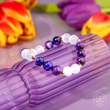 Cargar imagen en el visor de la galería, Cosmic Energy Amplifier - Galaxy Tiger’s Eye Bracelet
