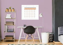 Cargar imagen en el visor de la galería, Calendars: Touch of Pink Modern One Month Calendar Dry Erase - Removable Adhesive Decal
