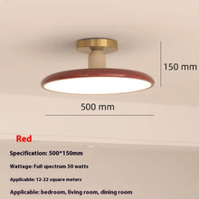 Load image into Gallery viewer, Cream Ceiling Light for Bedroom with Full Spectrum Lighting
