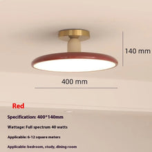 Load image into Gallery viewer, Cream Ceiling Light for Bedroom with Full Spectrum Lighting
