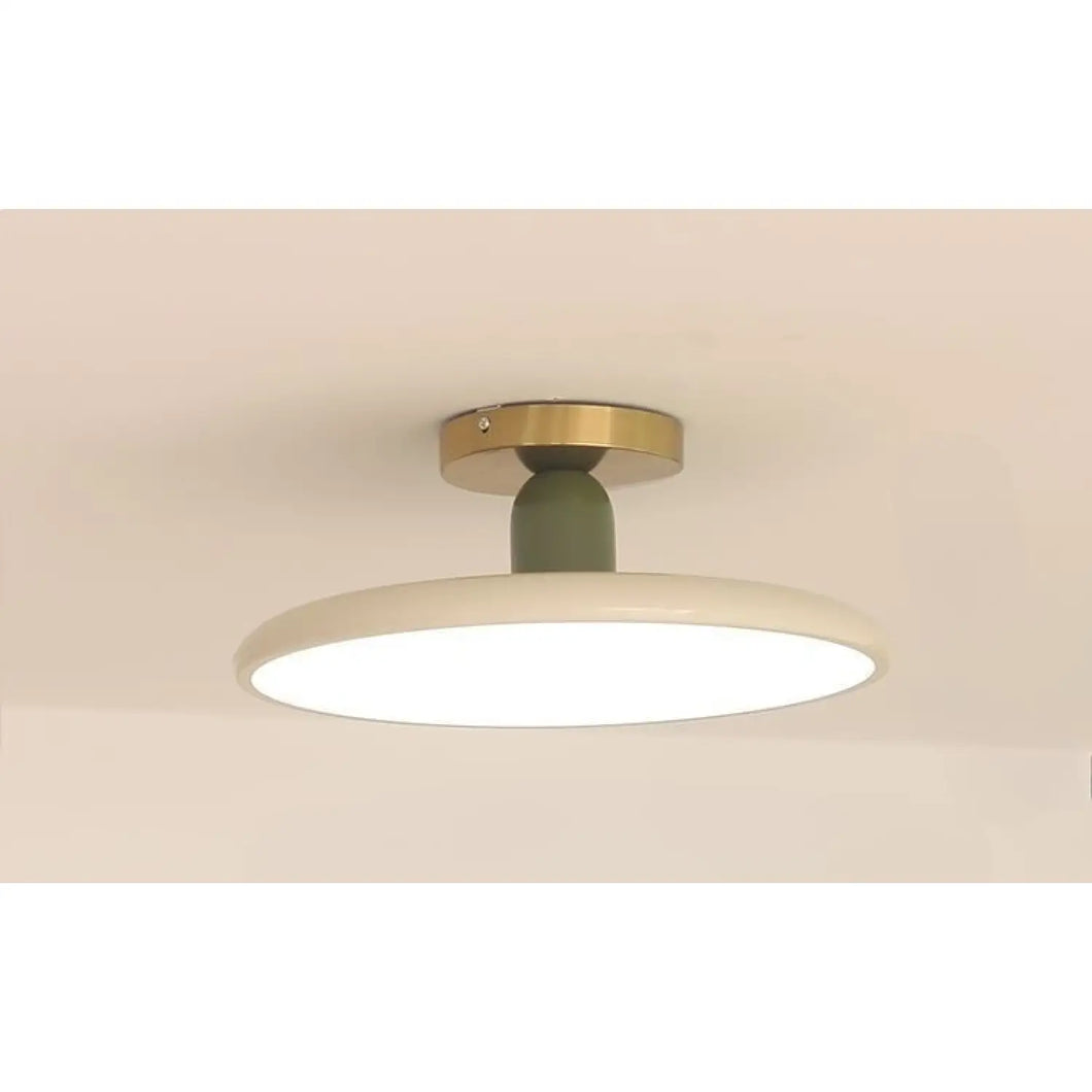 Cream Ceiling Light for Bedroom with Full Spectrum Lighting