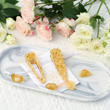 Load image into Gallery viewer, Crown of Prosperity - Citrine Hair Clips (2 pieces)
