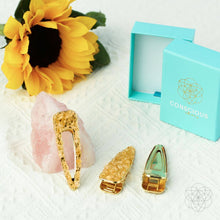 Load image into Gallery viewer, Crown of Prosperity - Citrine Hair Clips (2 pieces)
