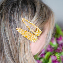 Load image into Gallery viewer, Crown of Prosperity - Citrine Hair Clips (2 pieces)
