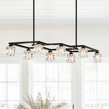 Load image into Gallery viewer, Crystal Chandelier for Dining Room with 8-Light for Modern Farmhouse Design
