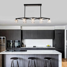 Load image into Gallery viewer, Crystal Chandelier for Dining Room with 8-Light for Modern Farmhouse Design
