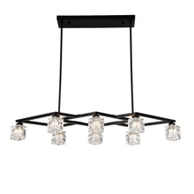 Load image into Gallery viewer, Crystal Chandelier for Dining Room with 8-Light for Modern Farmhouse Design
