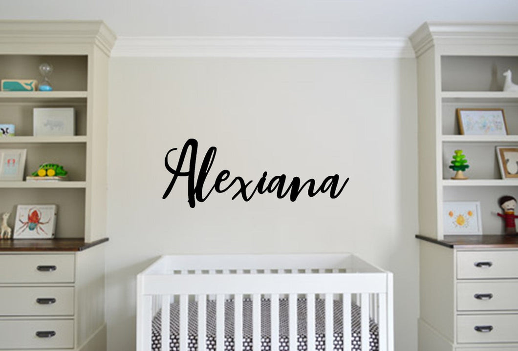 Boy or Girls Name Personalized Metal Word Sign