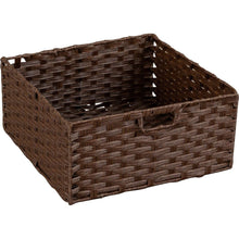 Load image into Gallery viewer, Metal coffee table,desk,with a lifting table,and hidden storage space.There were two removable wicker baskets that could be placed in any space such as the living room,color:brownwith solid wood grain
