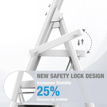 Load image into Gallery viewer, HBTower Step Ladder, 2 Step Stool for Adults, 2 Step Ladder Folding Step Stool with Cushioned Handle, 330 lbs Capacity,Step Ladder with Wide Anti-Slip
