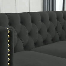 Carregar imagem no visualizador da galeria, 3-seater + 2-seater Combination sofa.BLACK VELVET
