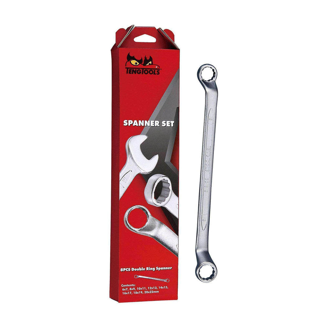 Teng Tools 11 Piece Double Ring Wrench Set 6 To 22mm - 6311