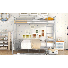 Load image into Gallery viewer, Full XL Over Queen Metal Bunk Bed, Sliver
