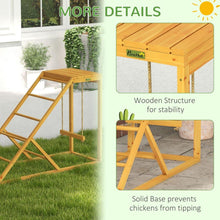 Carregar imagem no visualizador da galeria, Chicken Activity Play for Healthy &amp; Happy Animals, Swing Set with Chicken Perches &amp; Hen Ladder, Chicken Coop Toy, Yellow
