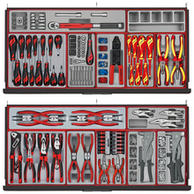 Load image into Gallery viewer, Teng Tools 1004 Piece &#39;Limited Edition&#39; 37 Inch Wide 8 Drawer Black Roller Cabinet Workstation Tool Kit - TCMM1004NBK1
