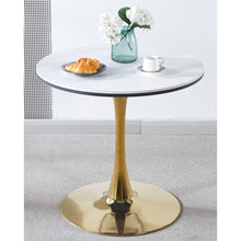 Load image into Gallery viewer, 1+4,5pieces dining set, Table metal leg Mid-century Dining Table for 4-6 people With Mdf Table Top, Pedestal Dining Table, End Table Leisure Coffee Table
