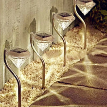 Load image into Gallery viewer, Decorative Diamond-Shaped Solar Ground Light for Garden Pathways

