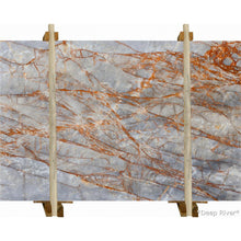 Load image into Gallery viewer, Deep River Gray Bookmatching Marble Slabs Polished - Full Truckload
