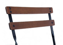 Load image into Gallery viewer, DemarForge Folding Chair 5508 - Stackable - European Chestnut Wood Clear Coated Slats (Set of 2)
