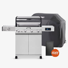 Load image into Gallery viewer, Denali 405 | Stainless Smart Tech Propane Gas Grill

