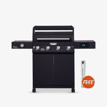 Load image into Gallery viewer, Denali 425 | Black Smart Tech Propane Gas Grill
