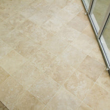 Load image into Gallery viewer, Denizli Beige Travertine Honed and Filled Floor and Wall Tile - Livfloors Collection
