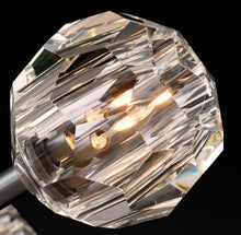 Load image into Gallery viewer, 19 Lights - Boule De Cristal Round Clustre LED Cut Smoke Crystal Ceiling Chandelier
