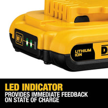 Carregar imagem no visualizador da galeria, DEWALT DCB203C 20V MAX* Battery Compact 2.0Ah Pack with Charger
