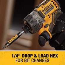 Carregar imagem no visualizador da galeria, DEWALT DCF601F2 XTREME 12V MAX* Cordless Screwdriver, 1/4-Inch, 2-Ah Batteries
