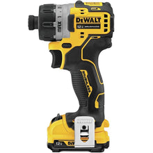 Carregar imagem no visualizador da galeria, DEWALT DCF601F2 XTREME 12V MAX* Cordless Screwdriver, 1/4-Inch, 2-Ah Batteries
