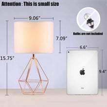 Load image into Gallery viewer, Diamond Design Table Lamp for Entryway with Elegant Modern Style
